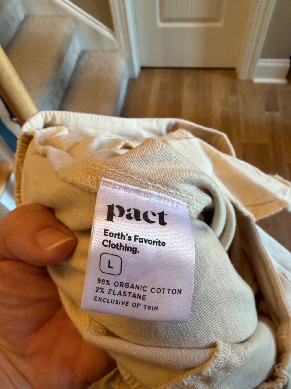 Pact wide leg khaki pants - Picture 6 of 6